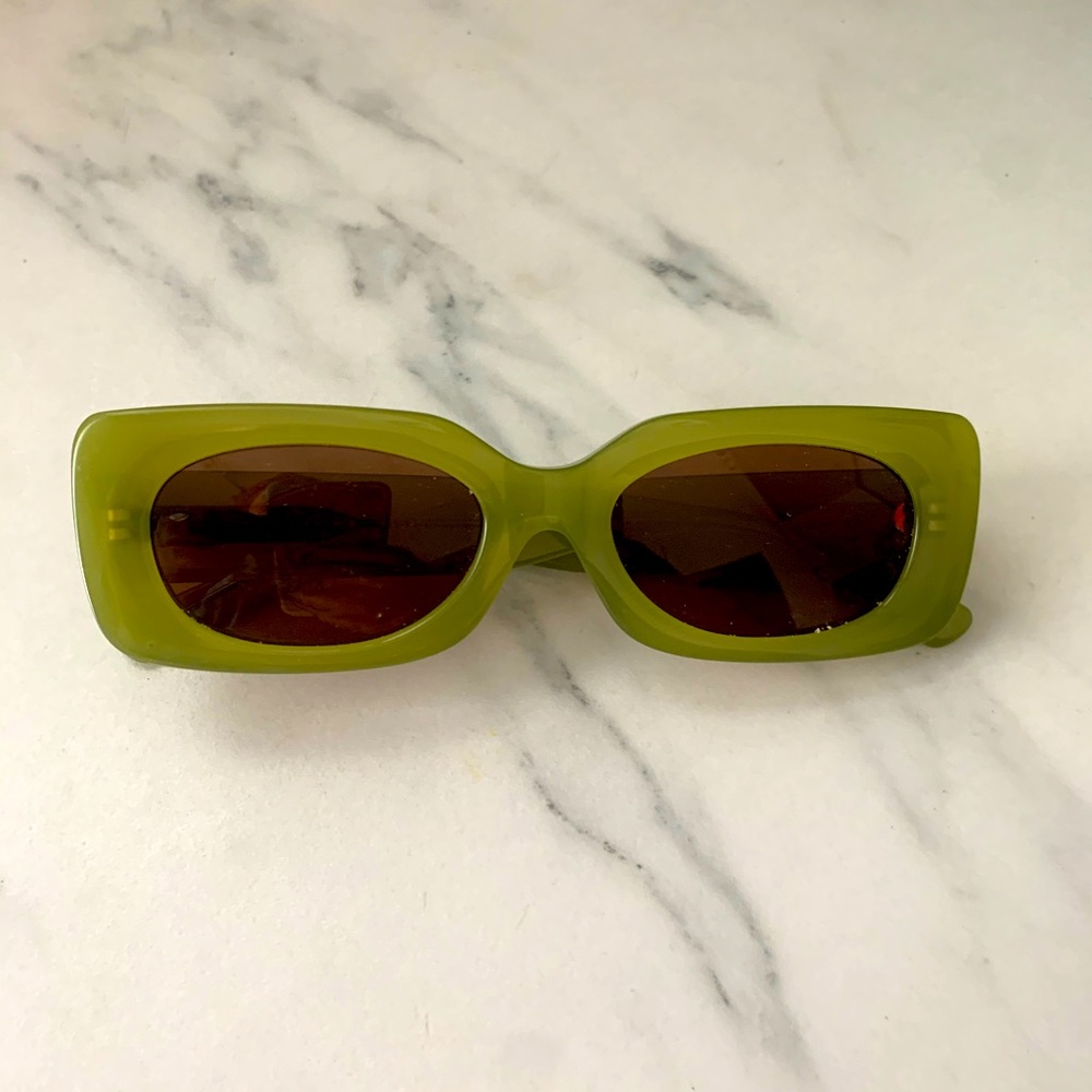 Green 90s Style Sunglasses from Crap Eyewear
